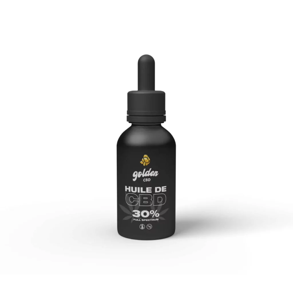 Huile CBD 30 Full Spectrum Golden CBD