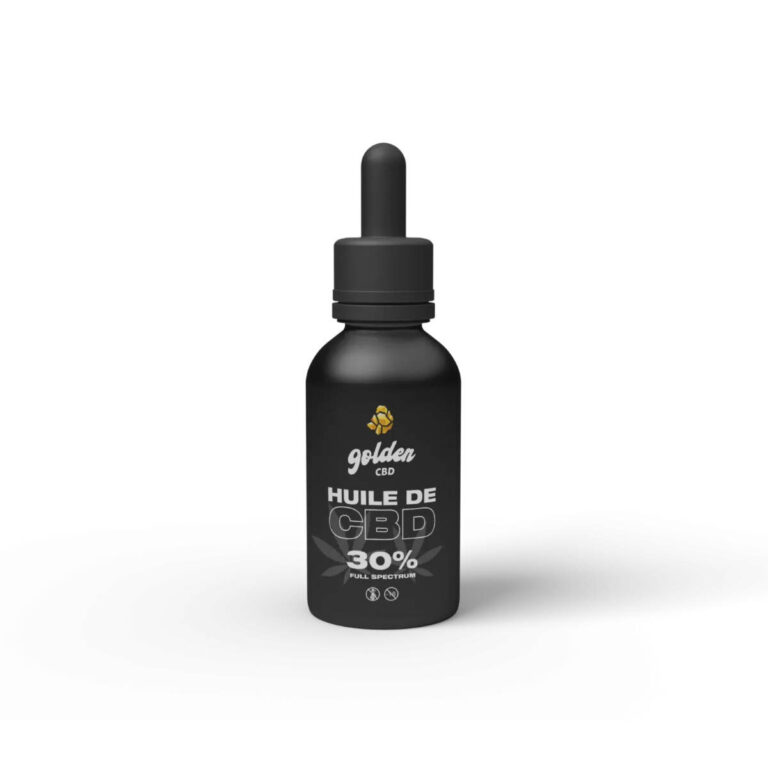 Huile CBD 30 Full Spectrum Golden CBD