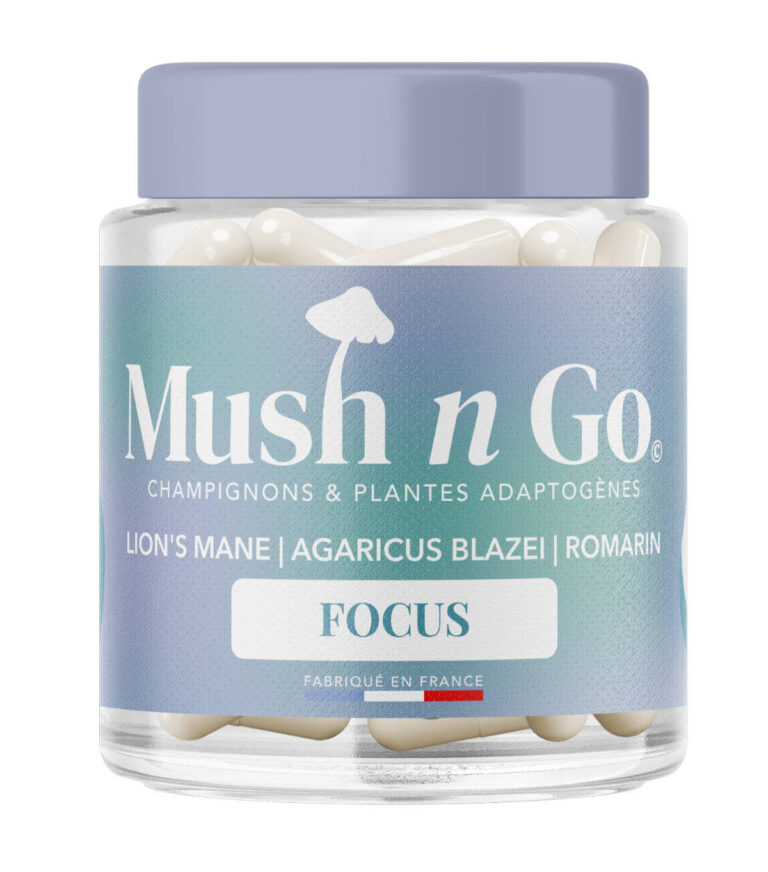 Mush n Go Focus Améliore la concentration, la productivité et la mémoire.