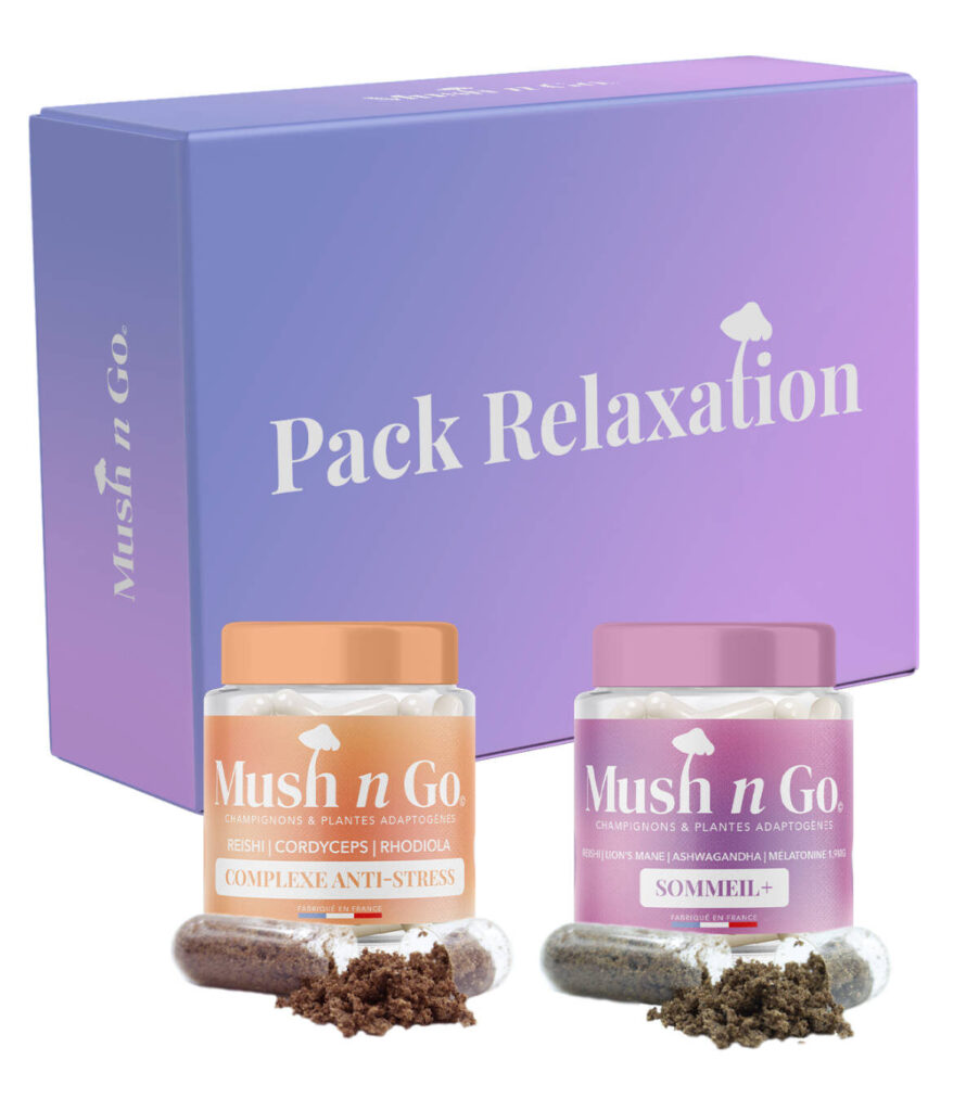 Pack relaxation Mush n Go pour ceux qui veulent lâcher prise et mieux dormir