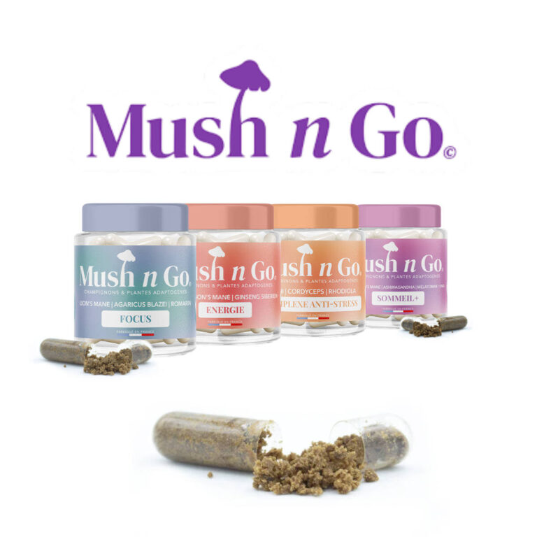 Pack Mush 'n Go aux champignons et plantes adaptogènes