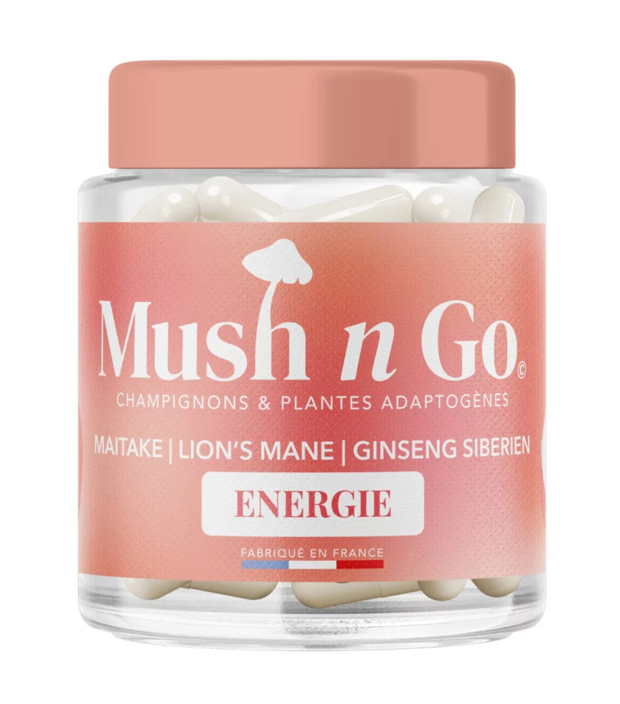 mush n go energie Mush n Go Énergie : Découvre Énergie, une synergie puissante de champignons et d’adaptogènes pensée pour libérer tout ton potentiel et booster naturellement ton énergie au quotidien. 🚀✨