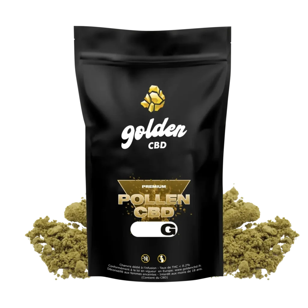 🌿 Pollen CBD 28% : La Poudre Dorée de la Détente Naturelle