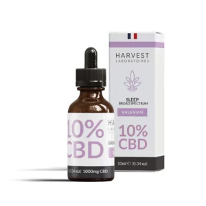 meilleur cbd pour le soir Huile de CBD avec valériane Harvest Laboratoires